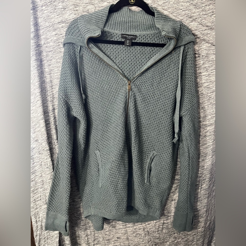 Zip Up Hooded Sweater